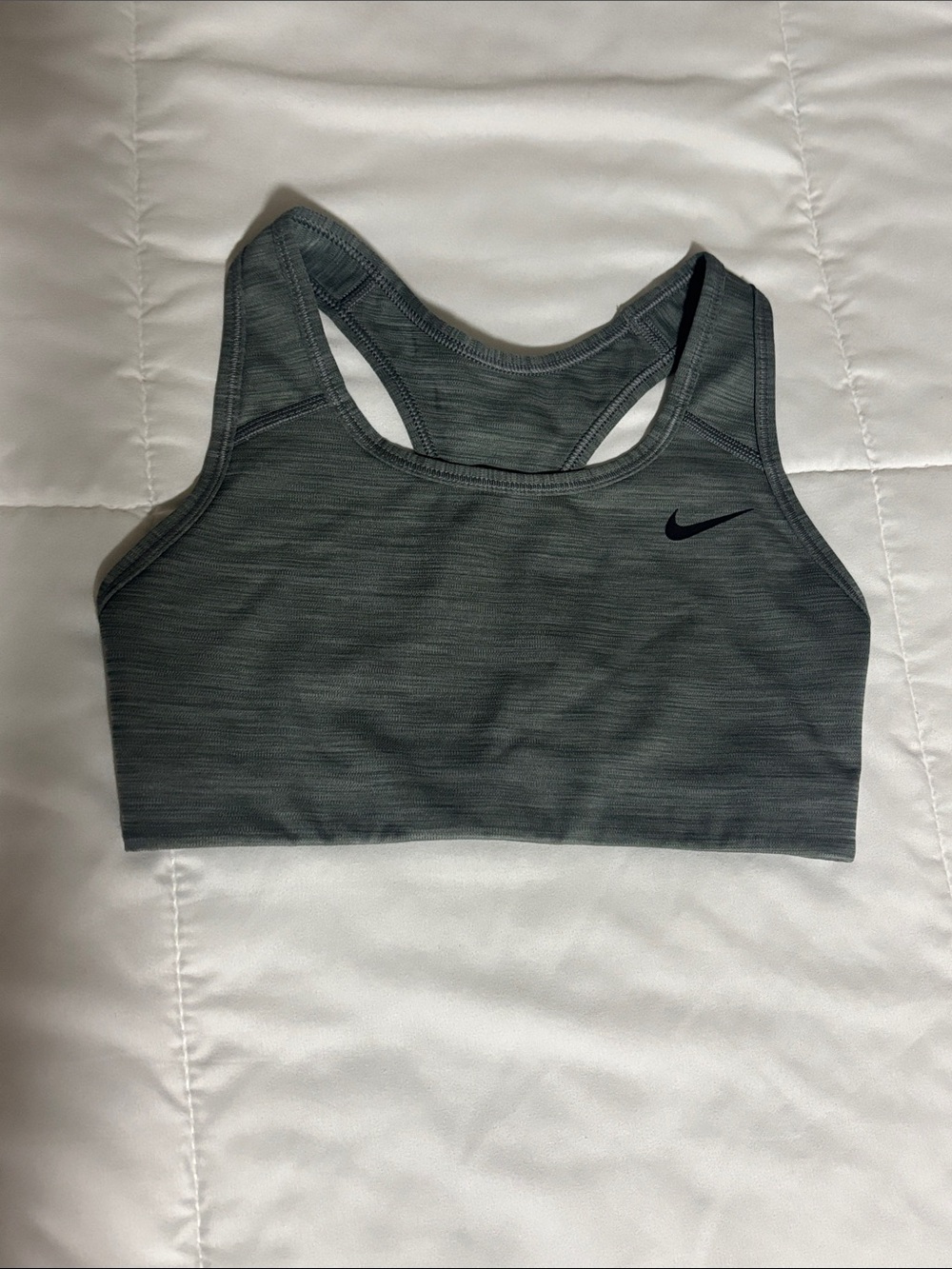 Nike Dark Gray Racerback Training Sports Bra